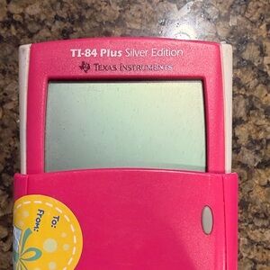 Texas Instruments Pink TI-84 Plus Silver Edition